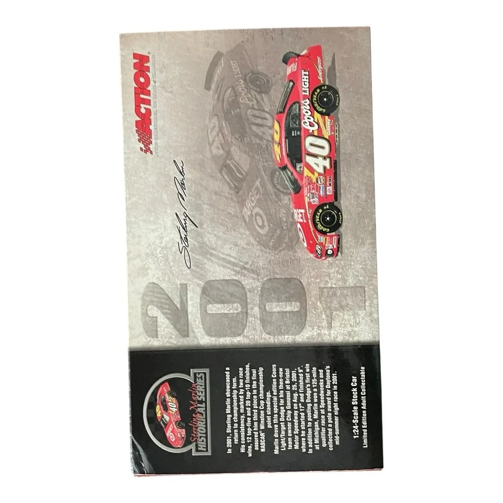 Sterling Marlin #40 Coors Light Target 2001 1/24 Dodge Intrepid Nascar Diecast